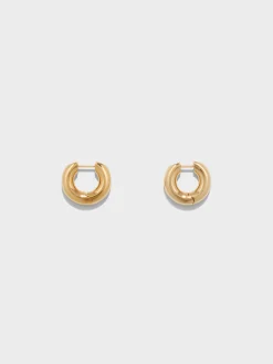 Clearance Aeyde Alaya Small 18kt Gold-Plated Hoop Earrings 18k Gold Plated