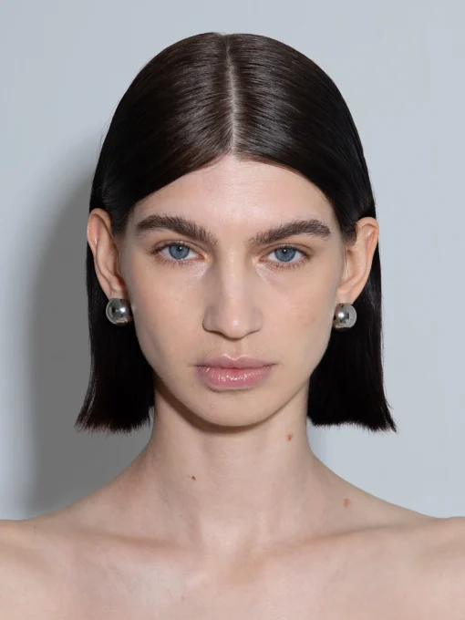 Online Aeyde Alice Medium Palladium-Plated Earrings Palladium Plated