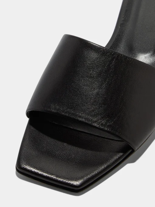Best Aeyde Anna Leather Sandals Black Nappa