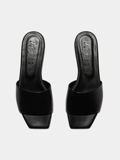 Best Aeyde Anna Leather Sandals Black Nappa