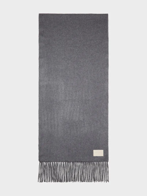 Online Aeyde Bela Cashmere Scarf Grey Cashmere