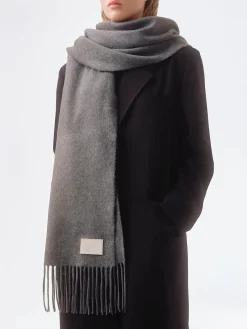 Online Aeyde Bela Cashmere Scarf Grey Cashmere