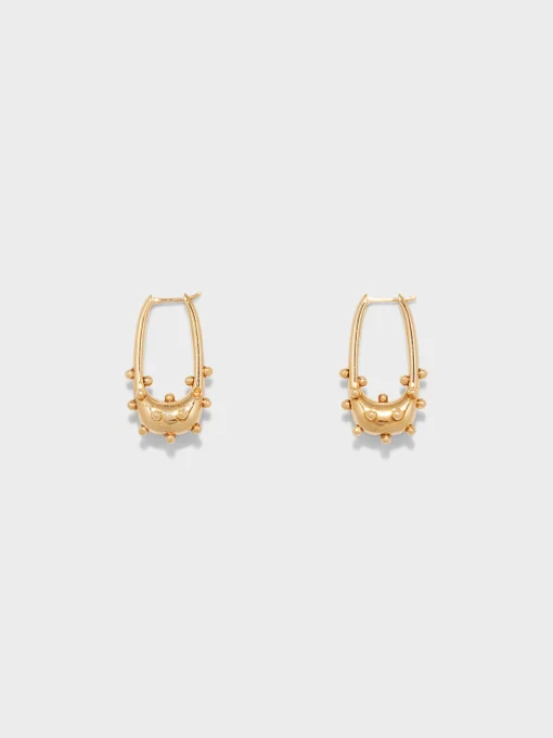 Fashion Aeyde Elias 18kt Gold-Plated Hoop Earrings 18k Gold Plated
