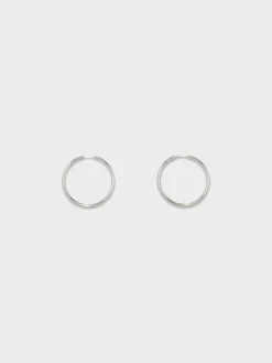 Best Aeyde Elona Large Palladium-Plated Hoop Earrings Palladium Plated