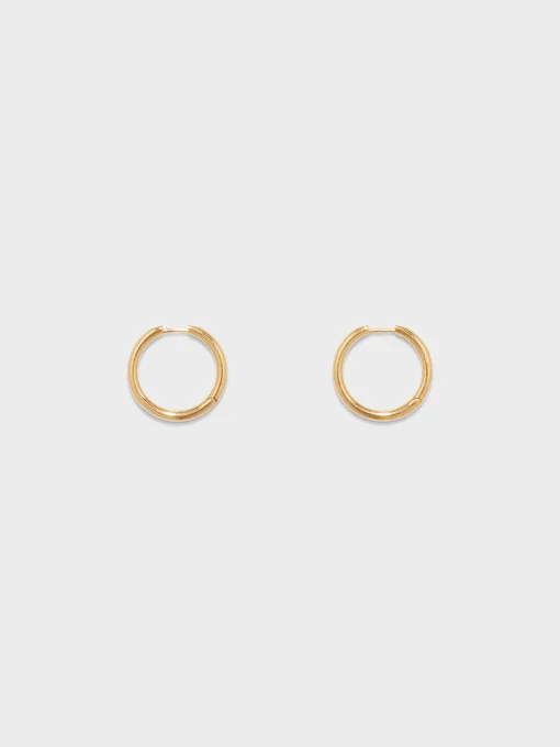 Best Aeyde Elona Medium 18kt Gold-Plated Hoop Earrings 18k Gold Plated