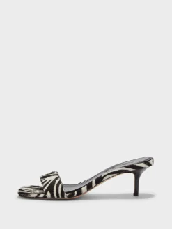 Discount Aeyde Ilvy Ponyhair Mules Creamy Ponyhair