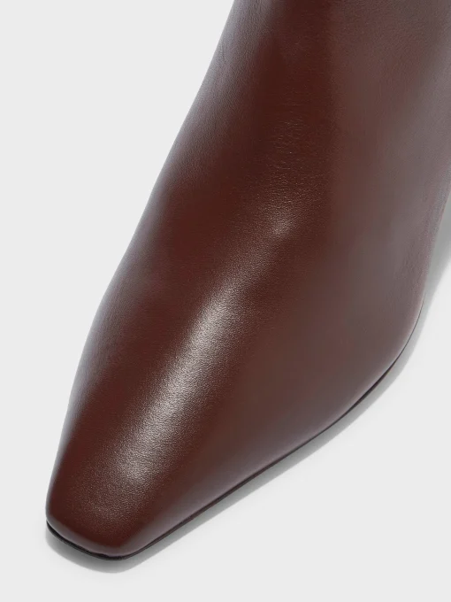 Outlet Aeyde Koko Leather Ankle Boots Port Calf