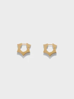 Clearance Aeyde Parker 18kt Gold-Plated Hoop Earrings 18k Gold Plated