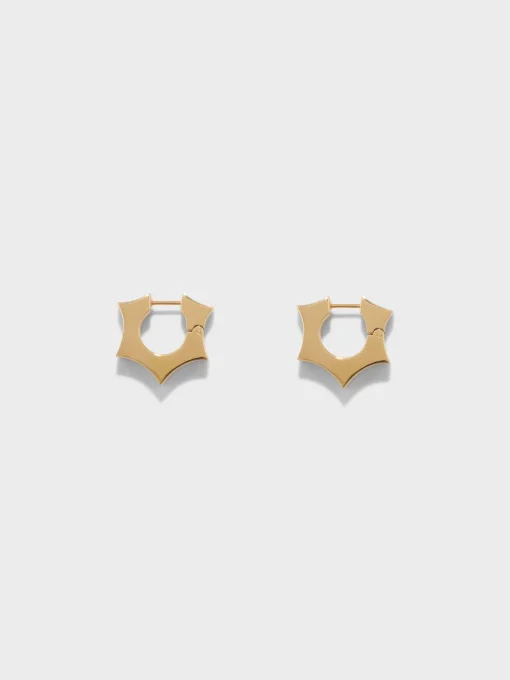 Clearance Aeyde Parker 18kt Gold-Plated Hoop Earrings 18k Gold Plated