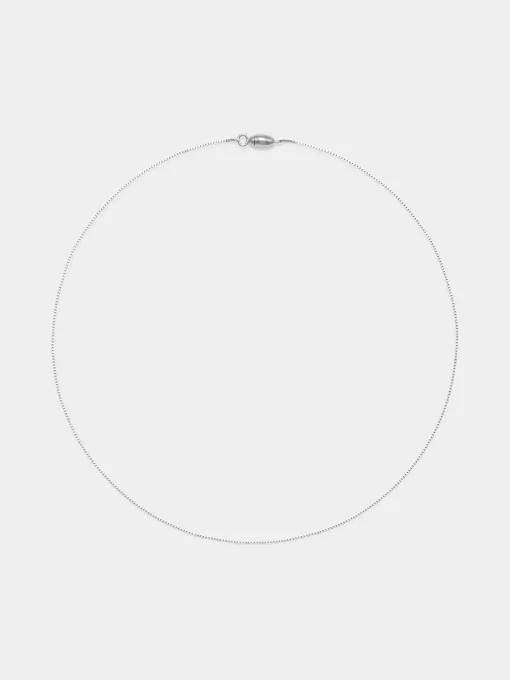 Best Aeyde Stevie Palladium-Plated Chain Necklace Palladium Plated Sterling Silver
